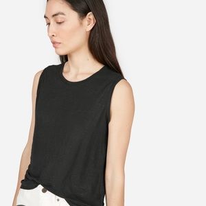 Everlane Ryan Muscle tank top in black